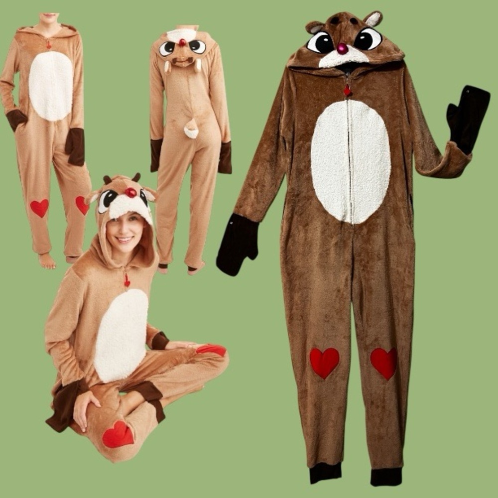 Rudolph The Red-nosed Reindeer Unisex Union Suit/costume/Pajama